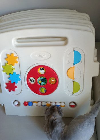 Diğer Unigo Beyaz Renkli Eğitici Oyuncak Paneli