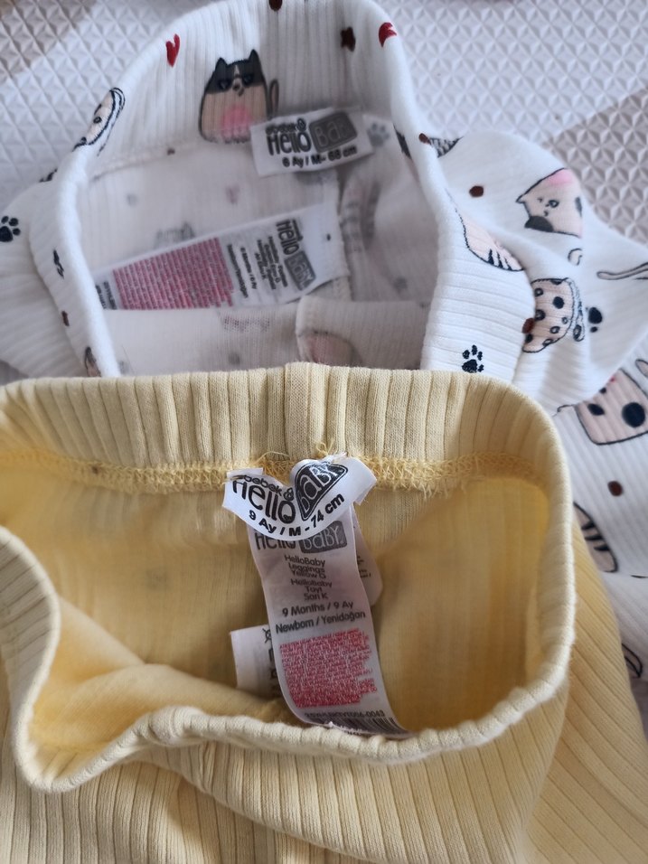 2 li bebek tayt etiketli - Görsel 3