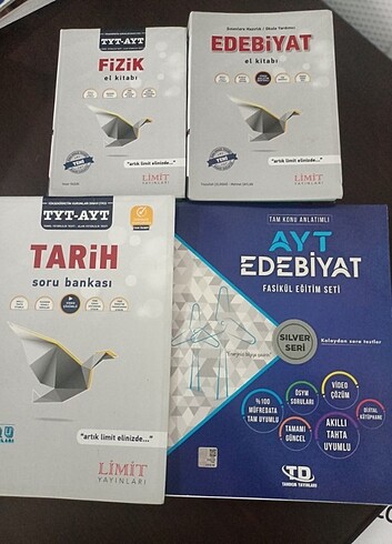 Limit yayınları TYT AYT el kitabi