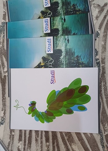  Beden Çok Renkli Kapaklı Defter Seti