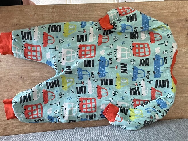9-12 Ay Beden mavi Renk Hello baby uyku tulumu