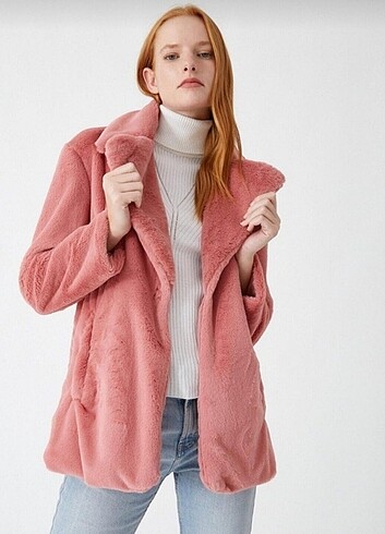 KOOON OVERSIZE SUNİ KÜRK KABAN