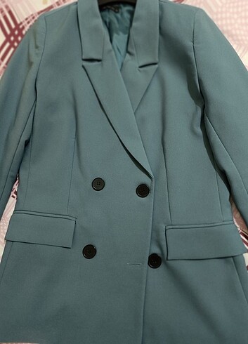 36 Beden mavi Renk mavi blazer ceket