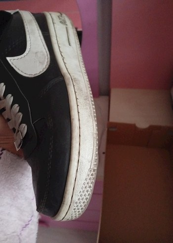 Nike Air Siyah Gri Kadın Spor Ayakkabı - Görsel 2