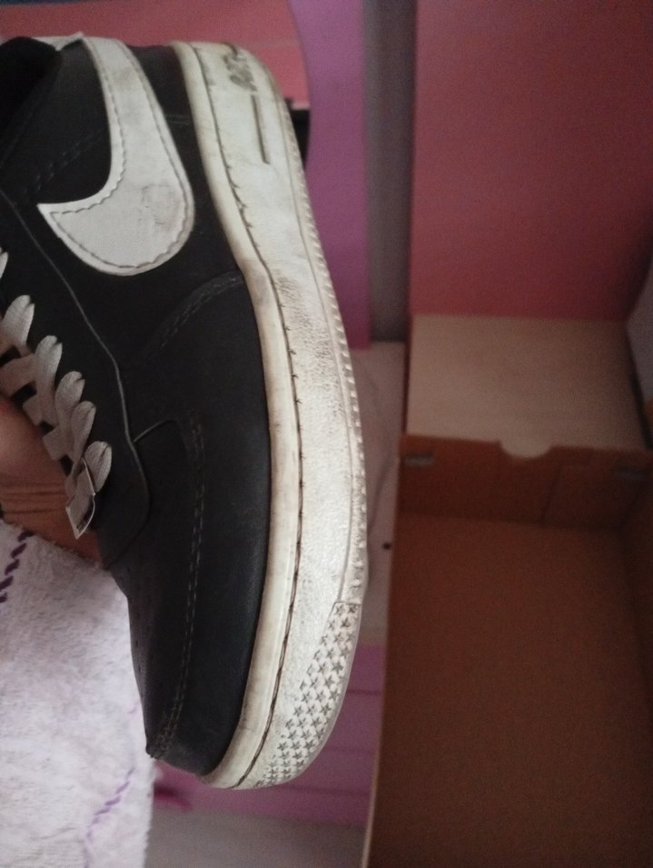 Nike Air Siyah Gri Kadın Spor Ayakkabı - Görsel 2