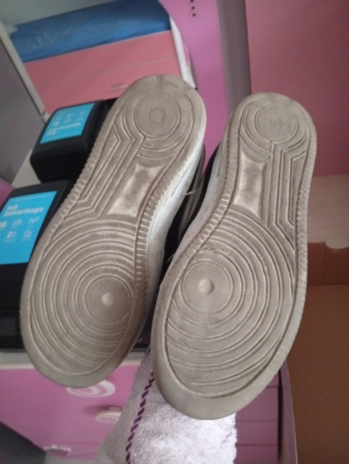 Nike Air Siyah Gri Kadın Spor Ayakkabı - Görsel 3