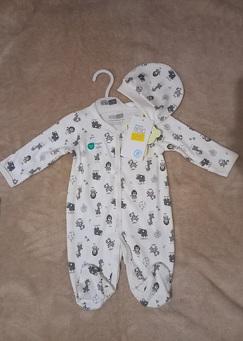 Uzun Kollu yenidoğan Baskılı Bebek Tulumları - Görsel 2