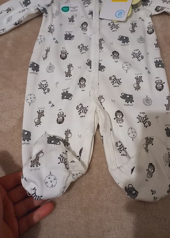 Uzun Kollu yenidoğan Baskılı Bebek Tulumları - Görsel 4