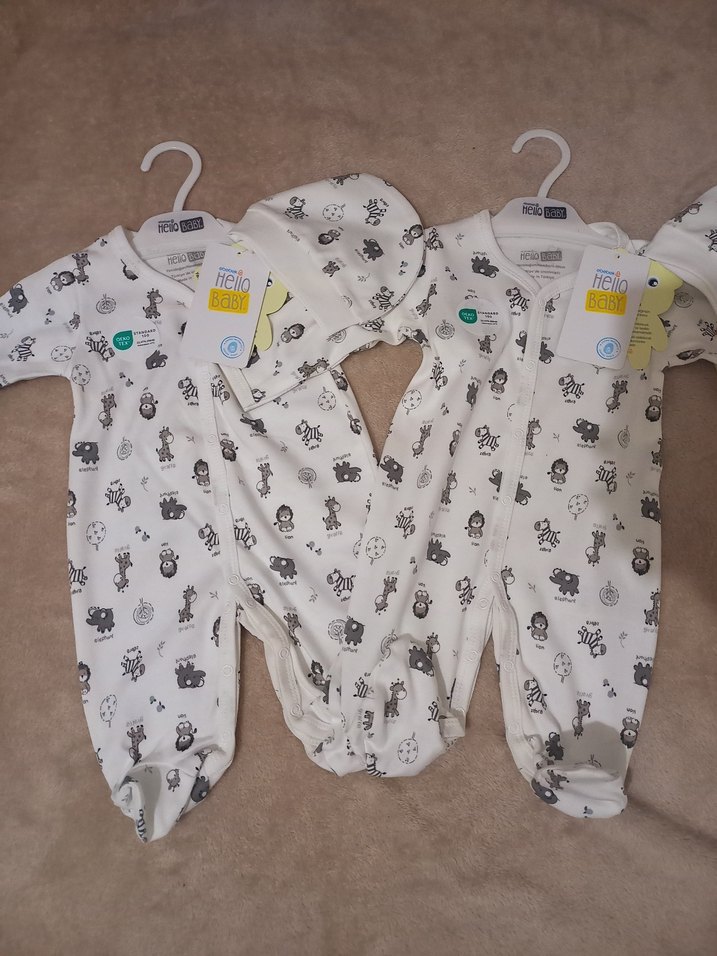 Uzun Kollu yenidoğan Baskılı Bebek Tulumları - Görsel 5