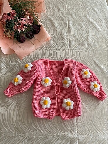 Bebek Papatya Hırka