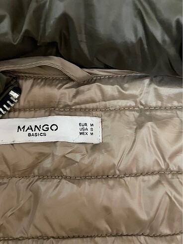 Mango yağmurluk şişme mont