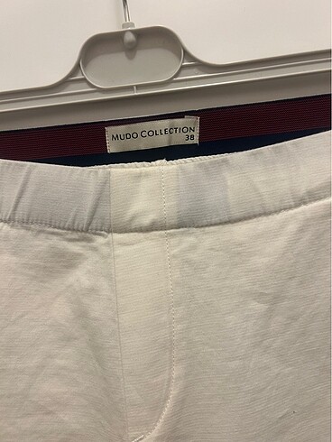 Mudo Collection Keten pantolon (Ekru renk) (38) - Görsel 2