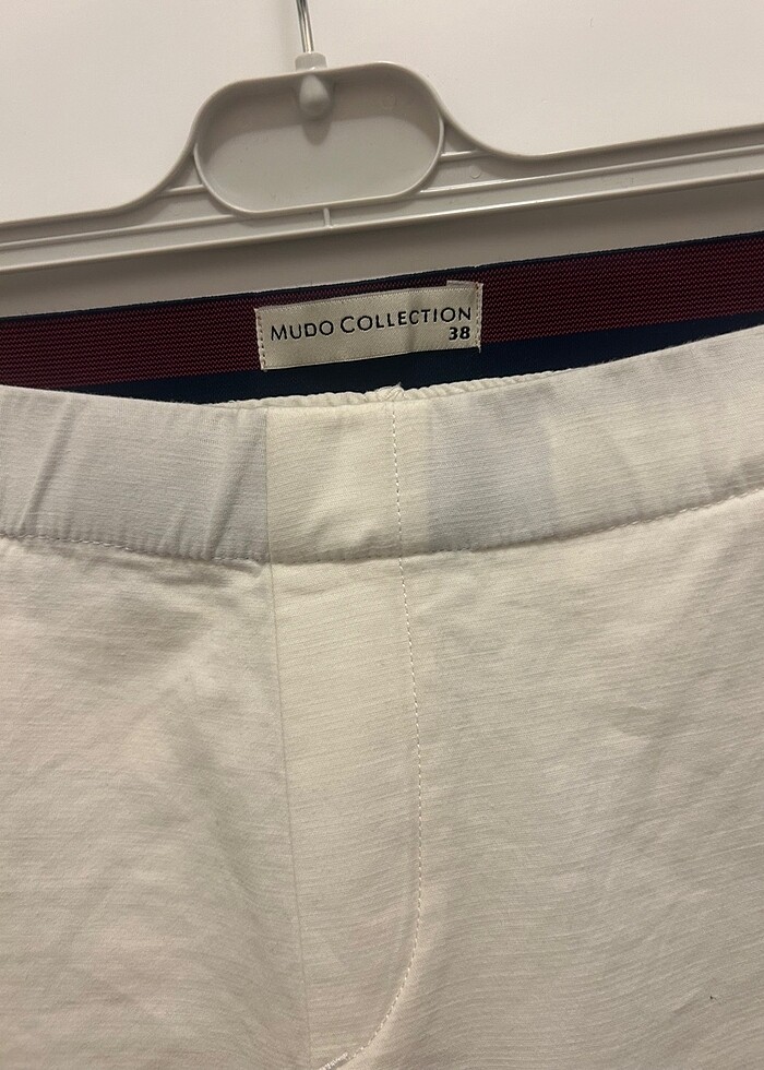 Mudo Collection Keten pantolon (Ekru renk) (38) - Görsel 2