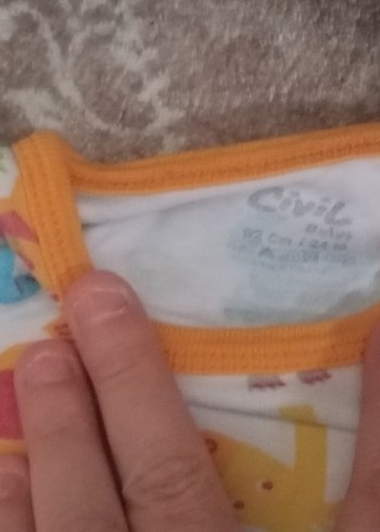 Çocuklar için renkli baskılı zıbın - Görsel 3