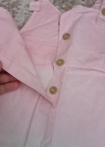 Kız Çocuk Beyaz Kısa Kollu Pamuklu Gömlek - Görsel 2