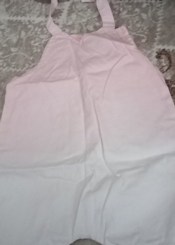 Kız Çocuk Beyaz Kısa Kollu Pamuklu Gömlek - Görsel 4