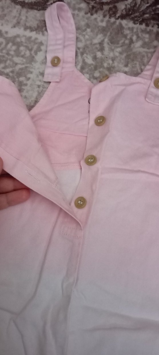 Kız Çocuk Beyaz Kısa Kollu Pamuklu Gömlek - Görsel 2