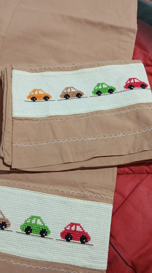 Nakışlı Çok Renkli Çocuk yastık kılıfı - Görsel 2