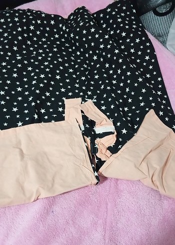 Kız Çocuk Yıldız Desenli puset örtüsü - Görsel 2