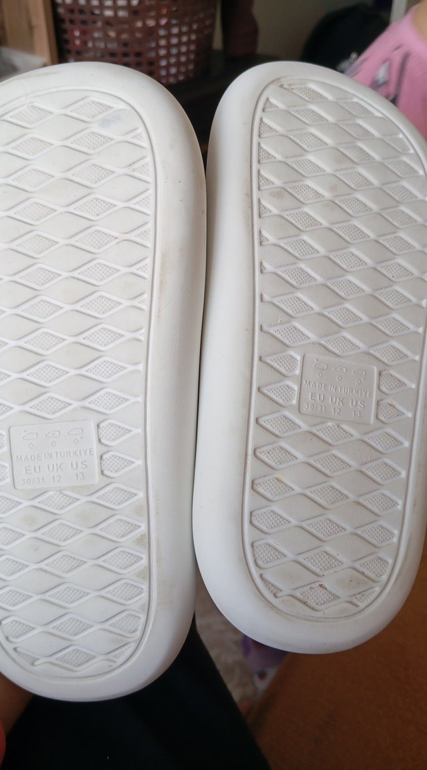 Kız Çocuk Pembe Baskılı Sıcak Terlik - Görsel 3