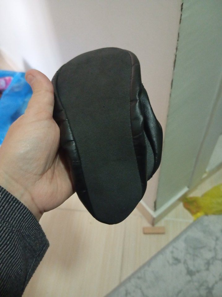 Siyah Biker Tarzı Elastik pisi pisi babet - Görsel 3