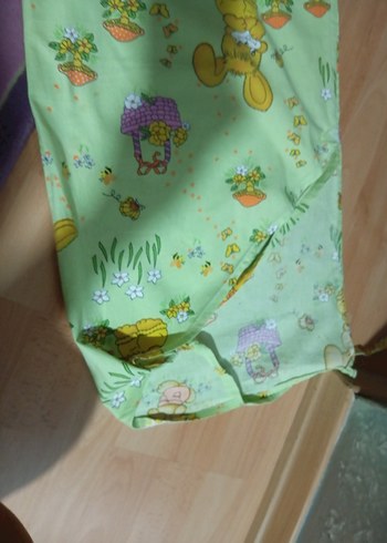 Pastel Yeşil Desenli emzirme örtüsü - Görsel 3