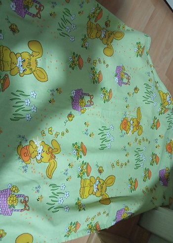 Pastel Yeşil Desenli emzirme örtüsü - Görsel 2