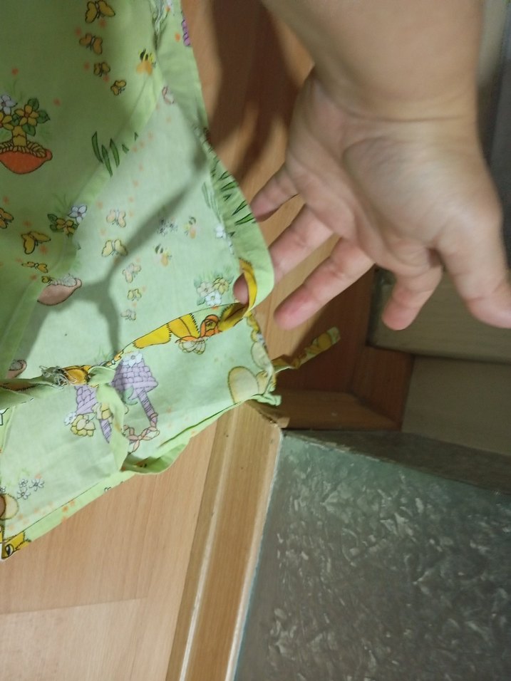 Pastel Yeşil Desenli emzirme örtüsü - Görsel 4