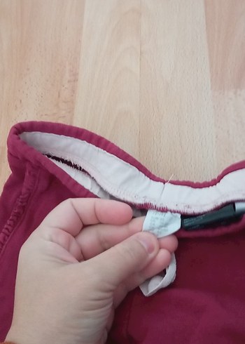 Bordo Kız Çocuk Volanlı Rahat Tayt - Görsel 2