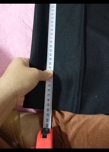 Siyah Kemerli Erkek kumaş Pantolonu - Görsel 5