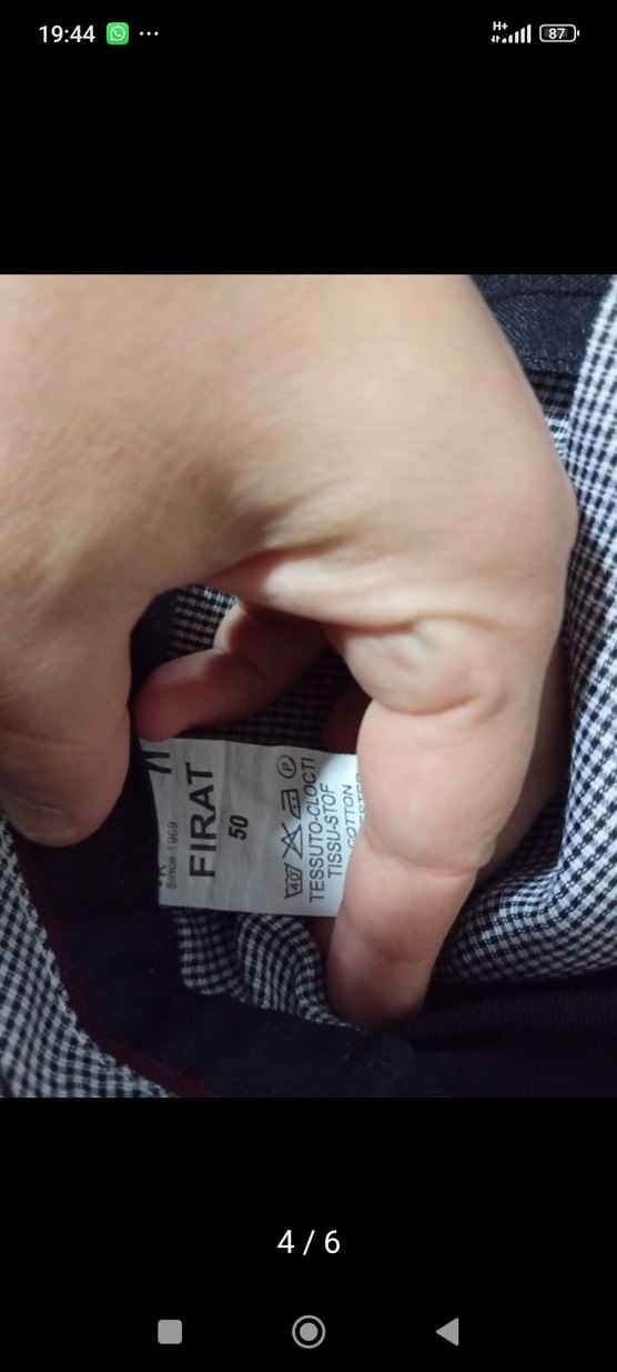 Siyah Kemerli Erkek kumaş Pantolonu - Görsel 4