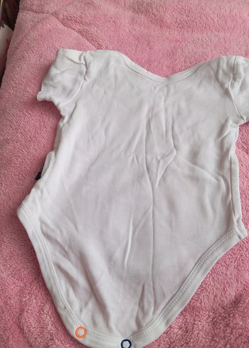 Beyaz Kısa Kollu Baskılı Bebek Body - Görsel 4