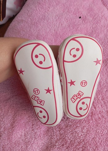 Kız Bebek Pembe İlk Adım Ayakkabısı - Görsel 2