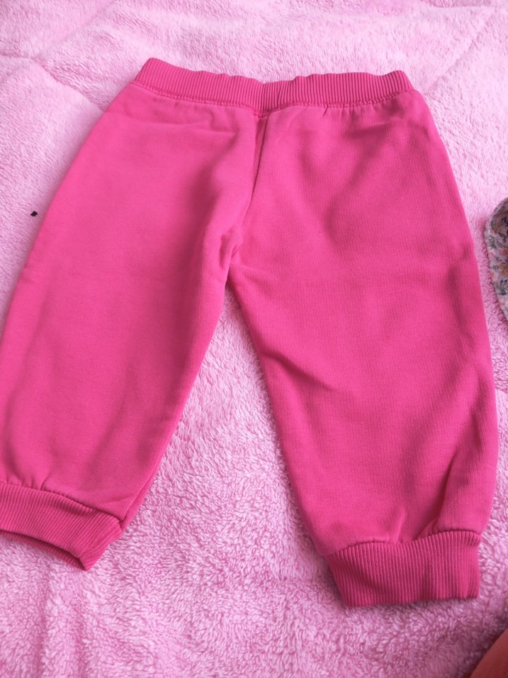 Kız Çocuk Pembe Basic Eşofman Altı - Görsel 4