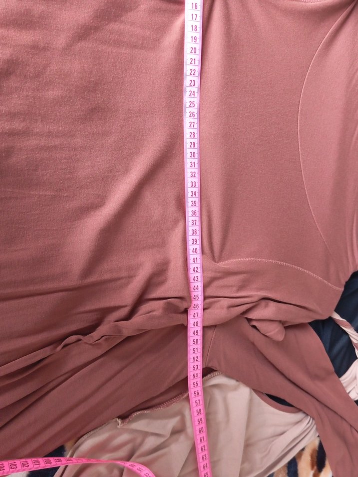 Kahverengi Boğazlı yelekli elbise - Görsel 2