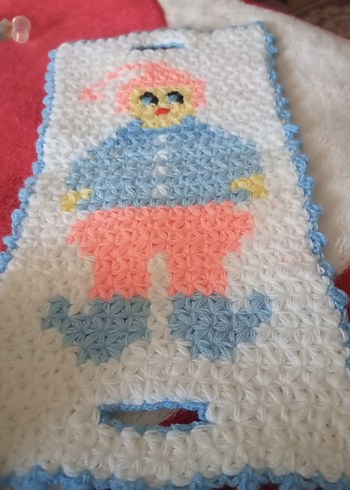 Pastel Renkli Örgü Banyo lifi - Görsel 2