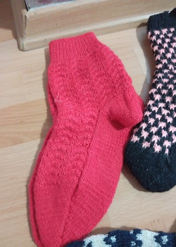 Renkli Triko Çorap Seti - Görsel 2