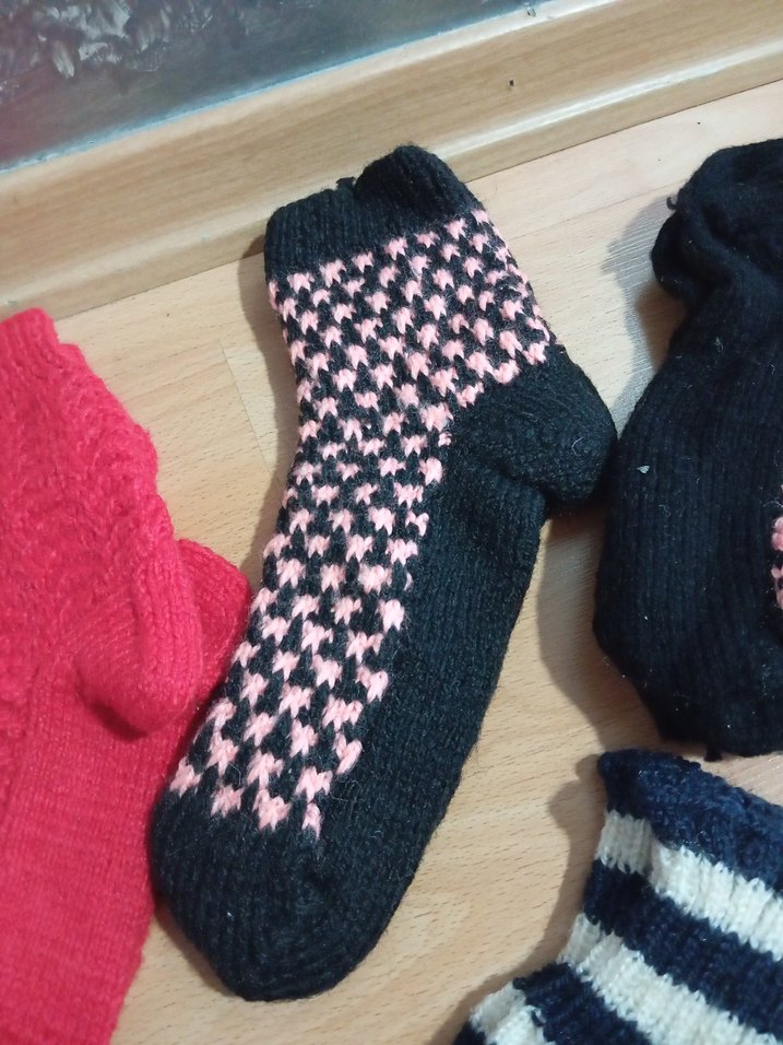 Renkli Triko Çorap Seti - Görsel 3