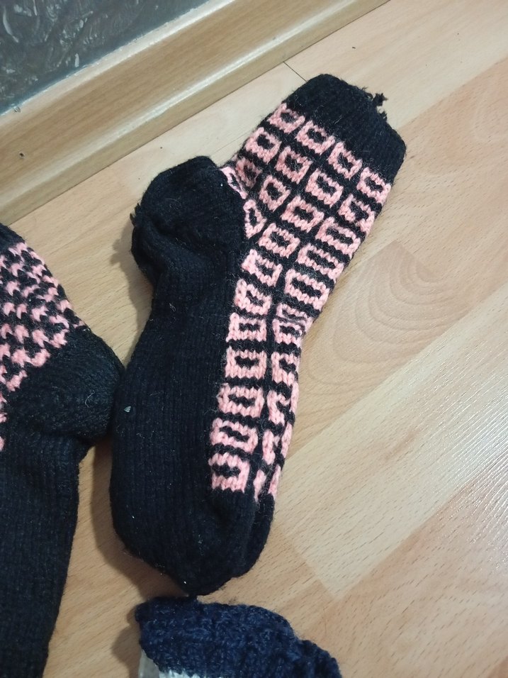 Renkli Triko Çorap Seti - Görsel 4