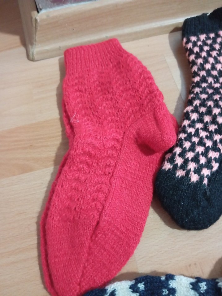 Renkli Triko Çorap Seti - Görsel 2