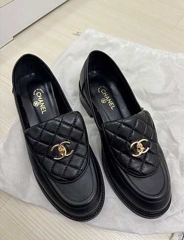 Chanel Oxford loafer siyah