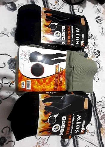 Siyah Mini Termal Çorap Mios