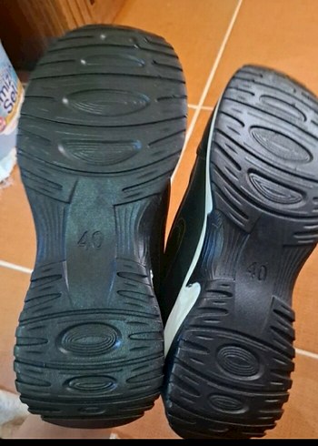 40 Beden Siyah Platform Spor Ayakkabı