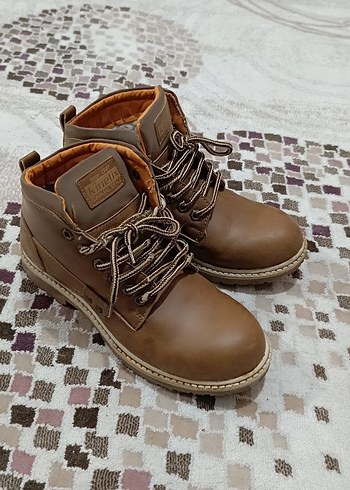 Kinetix Kahverengi Deri Bağcıklı Erkek Bot - Görsel 2