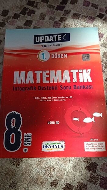 8. sınıf Matematik Okyanus Test Kitabı konu anlatımlı 