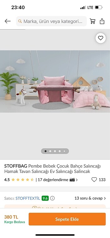 BEBEK,ÇOCUK EV SALINCAĞI