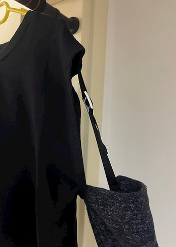 s Beden siyah Renk VDR Siyah Kadın Crop Top Uzun Kollu