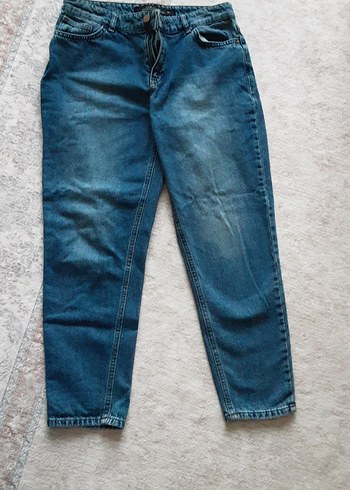 Mavi Rahat Kesim Kadın Denim Pantolon