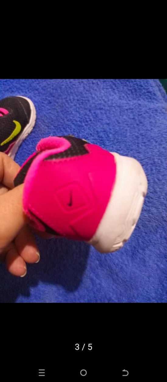 orijinal Nike Kız Çocuk Renkli Bağcıksız Spor Ayakkabı - Görsel 5