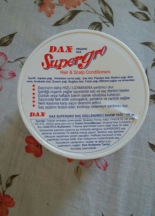 DAX SUPERGRO .BÜYÜK BOY.SADECE 1 KEZ KULLANDIM.
